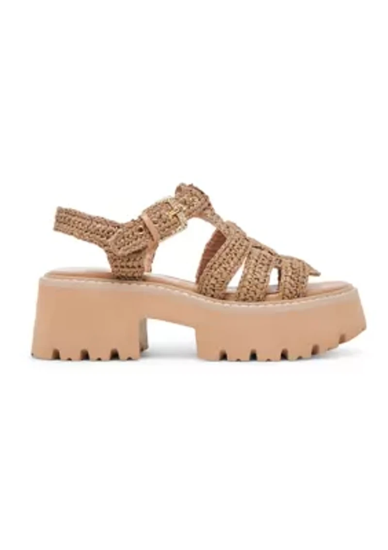 Lattice Sandals