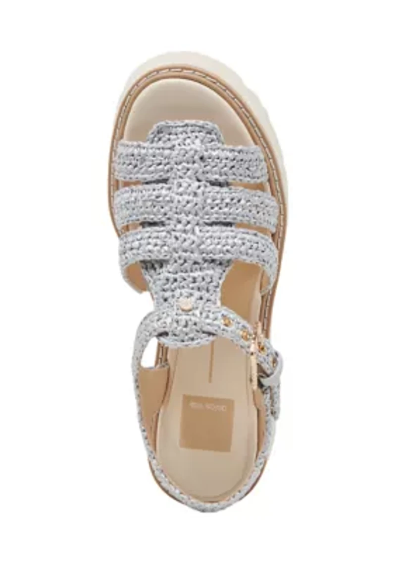 Lattice Sandals