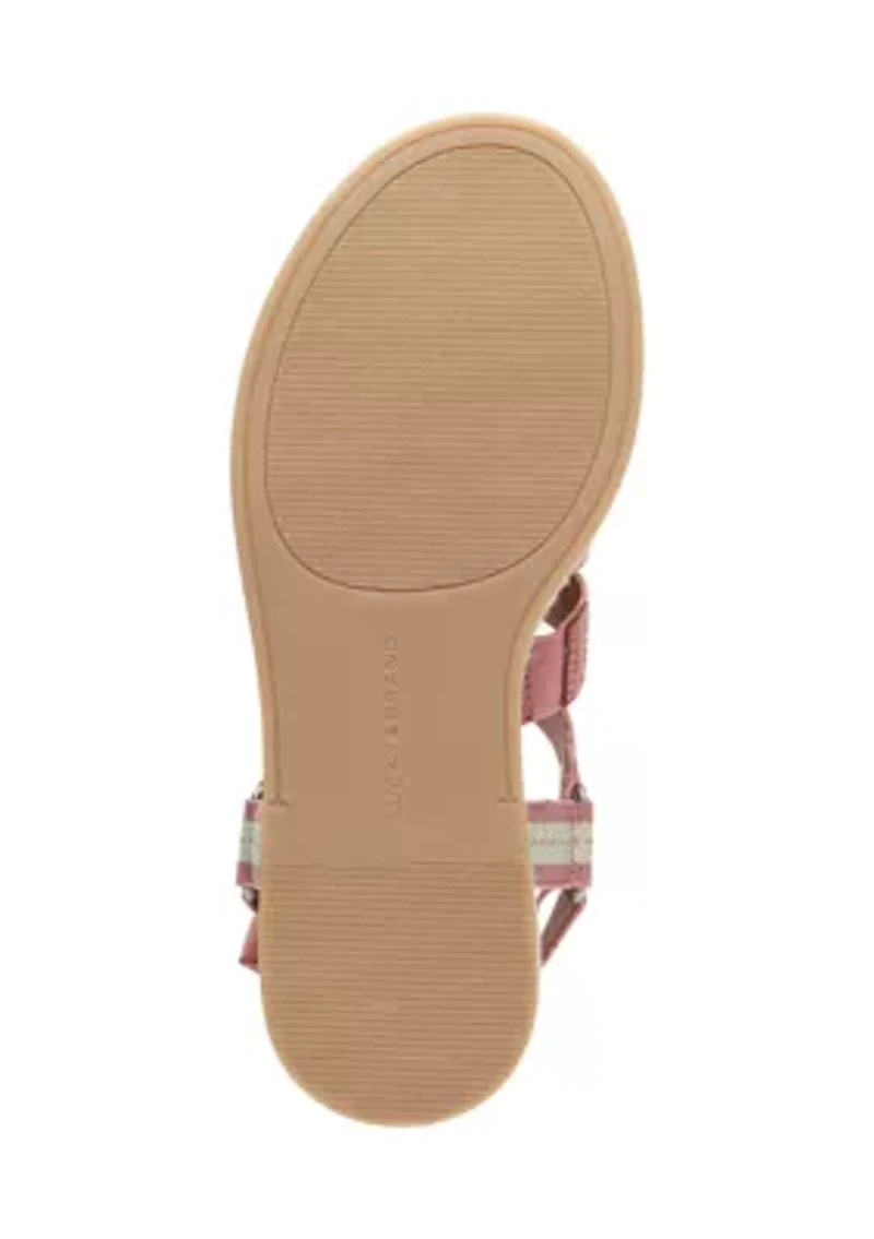 Emliey Strappy Rope Flatform Sandals
