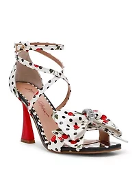 Bradly Bow Polka Dot Sandals