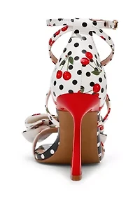 Bradly Bow Polka Dot Sandals
