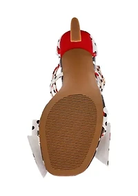 Bradly Bow Polka Dot Sandals