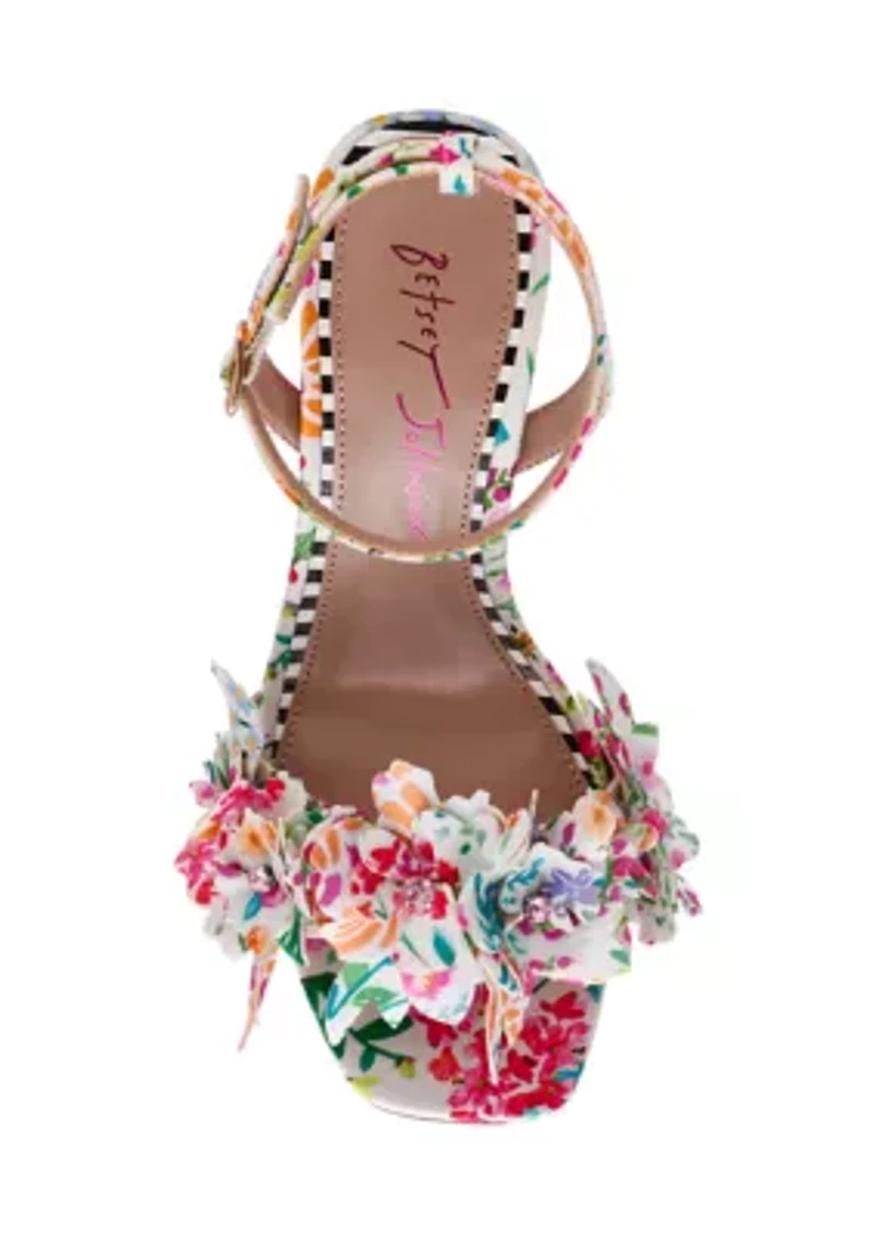 Hilley Floral Sandals