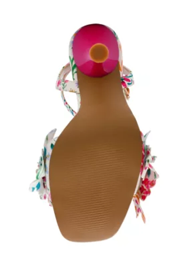 Hilley Floral Sandals