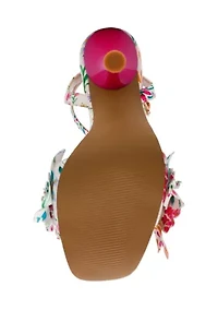 Hilley Floral Sandals