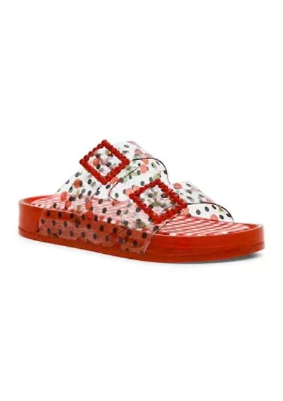 Landin Jelly Flatform Sandals