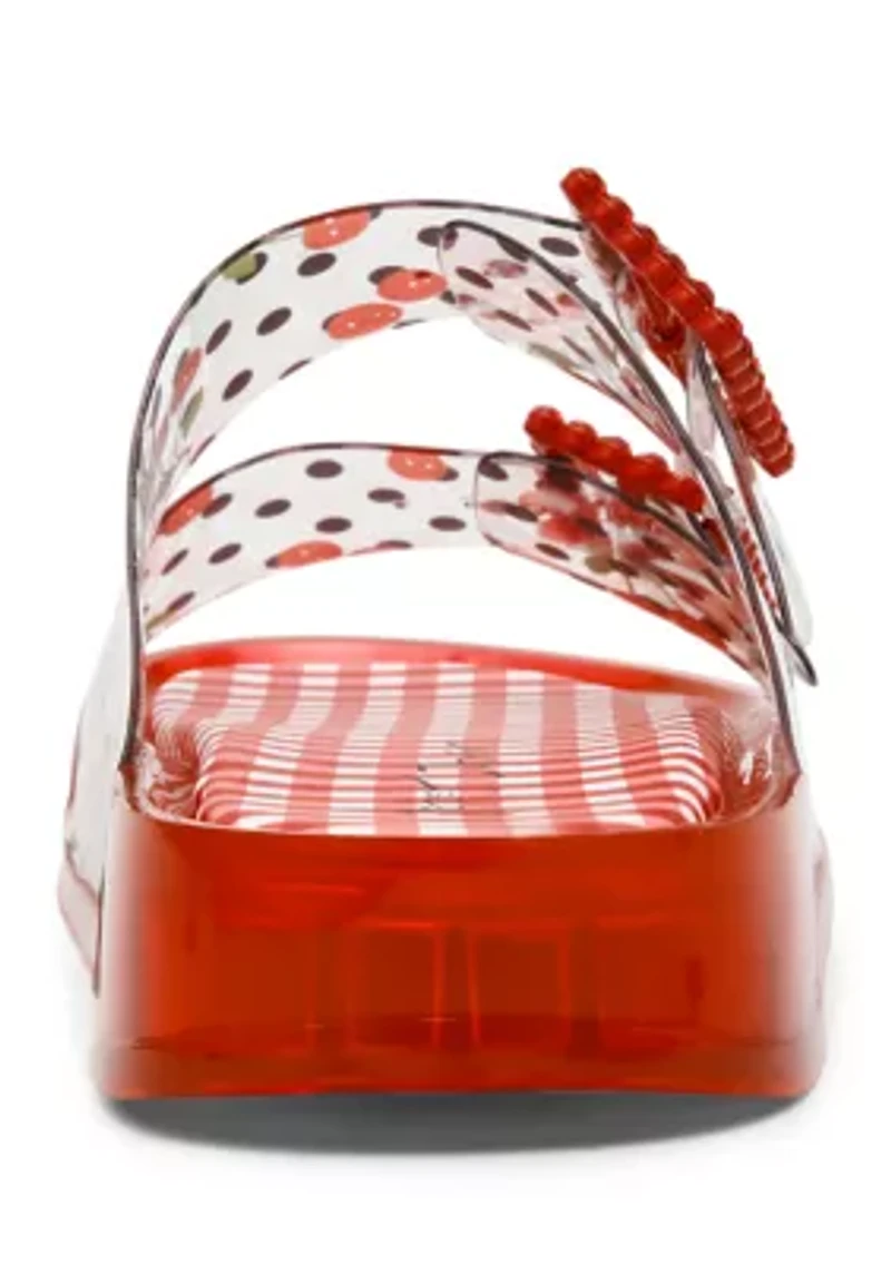 Landin Jelly Flatform Sandals