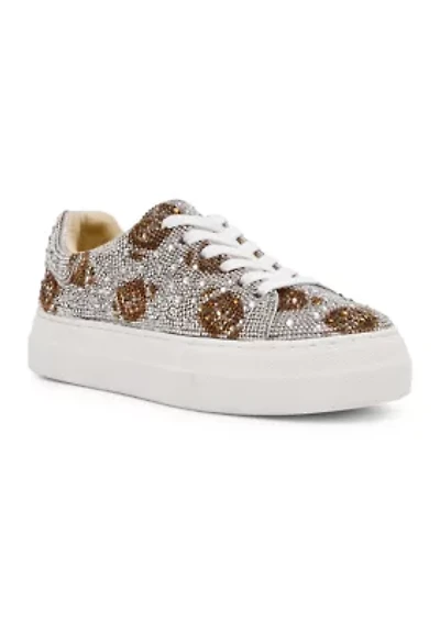 Sidny Football Rhinestone Sneakers