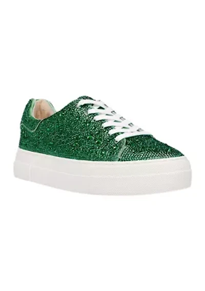 Sidny Solid Rhinestone Sneakers