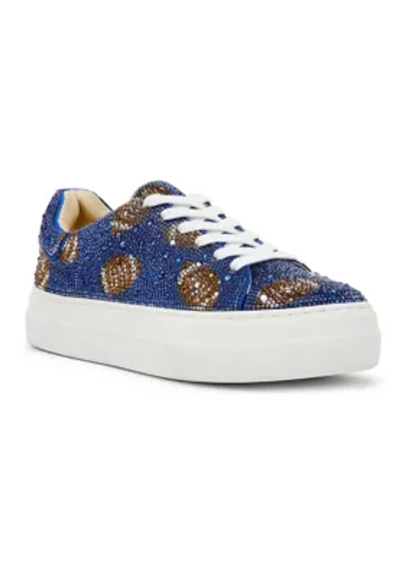 Sidny Football Rhinestone Sneakers
