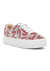 Sidny Christmas Rhinestone Sneakers