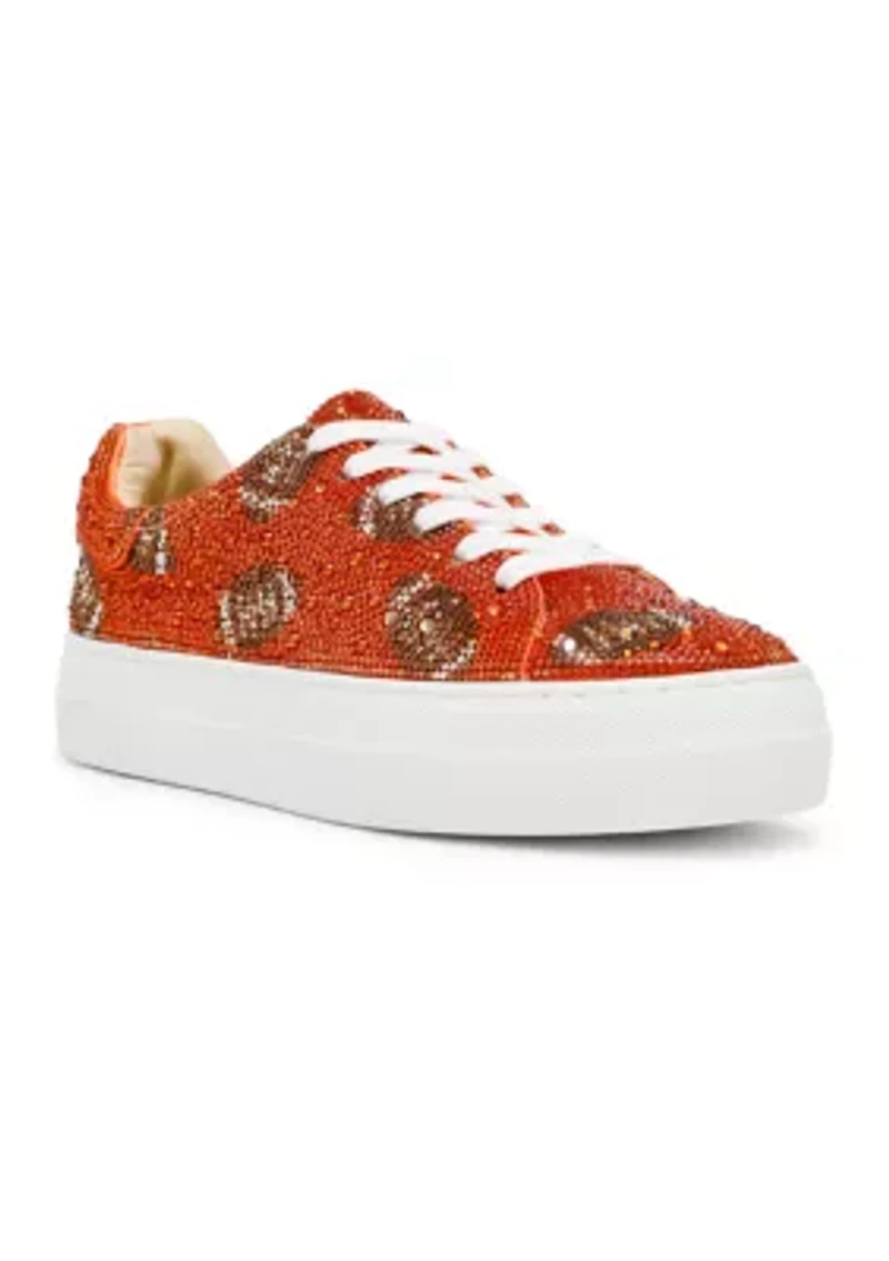 Sidny Football Rhinestone Sneakers