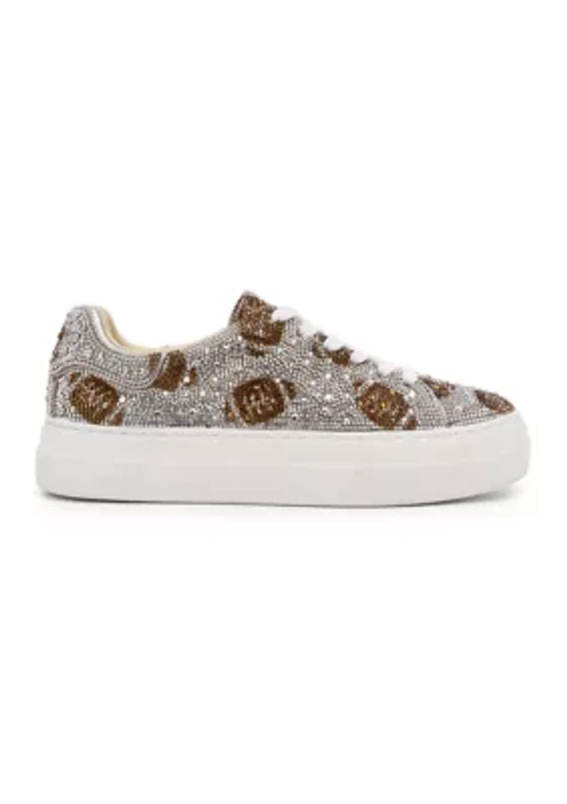 Sidny Football Rhinestone Sneakers