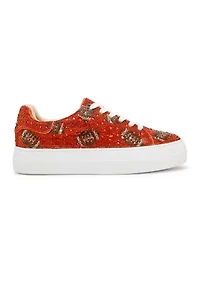 Sidny Football Rhinestone Sneakers
