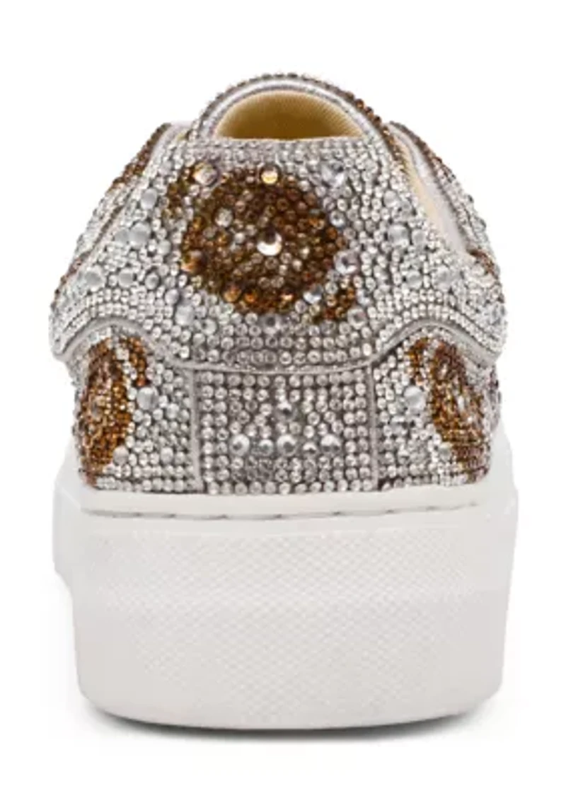 Sidny Football Rhinestone Sneakers