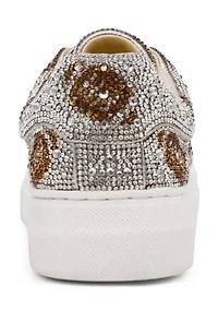 Sidny Football Rhinestone Sneakers