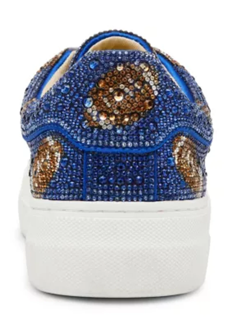Sidny Football Rhinestone Sneakers