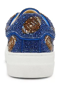 Sidny Football Rhinestone Sneakers