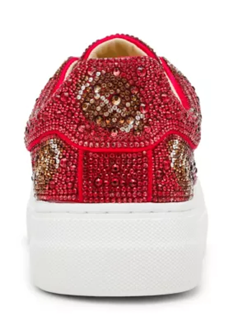 Sidny Football Rhinestone Sneakers