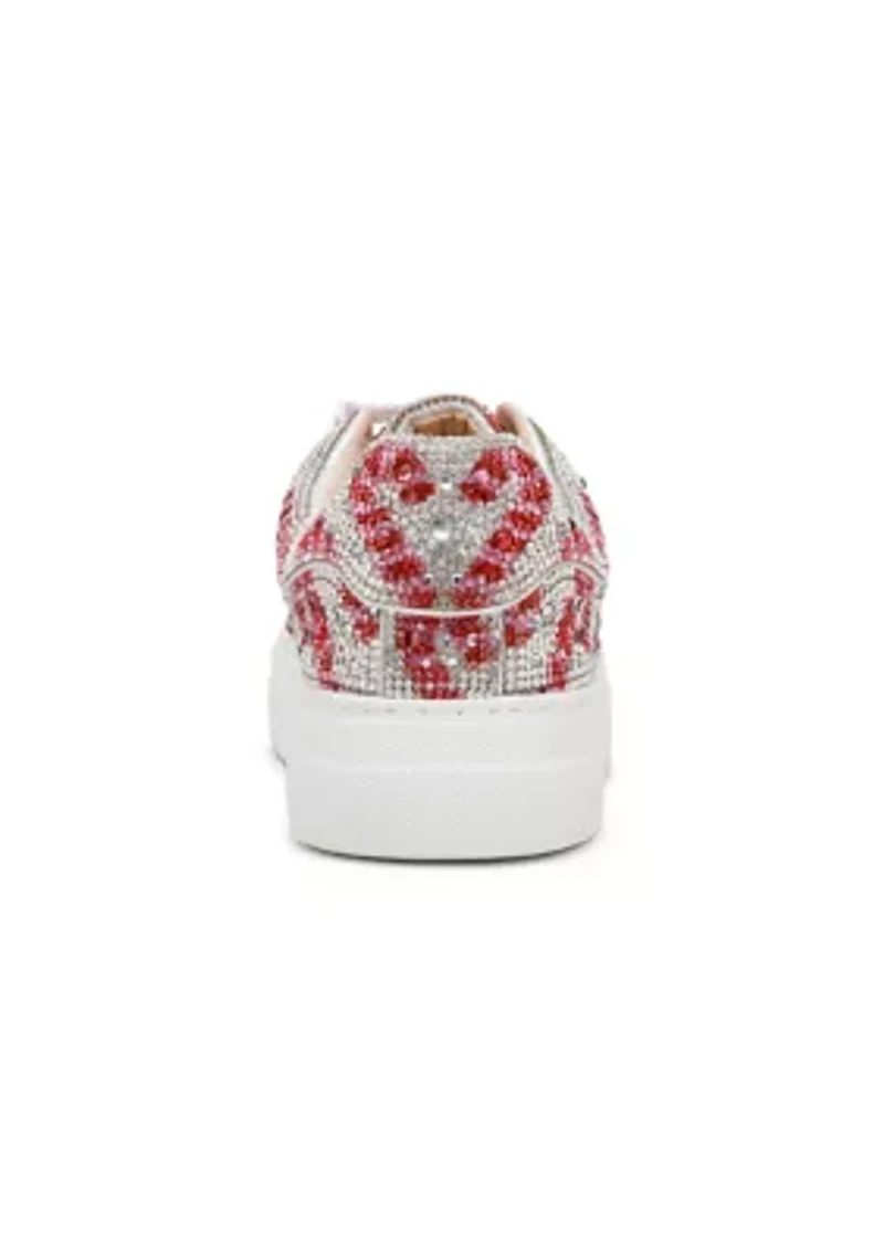 Sidny Christmas Rhinestone Sneakers