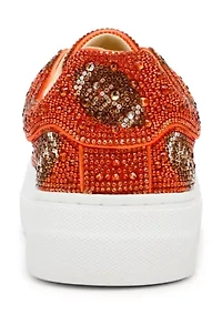 Sidny Football Rhinestone Sneakers