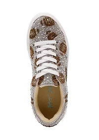 Sidny Football Rhinestone Sneakers
