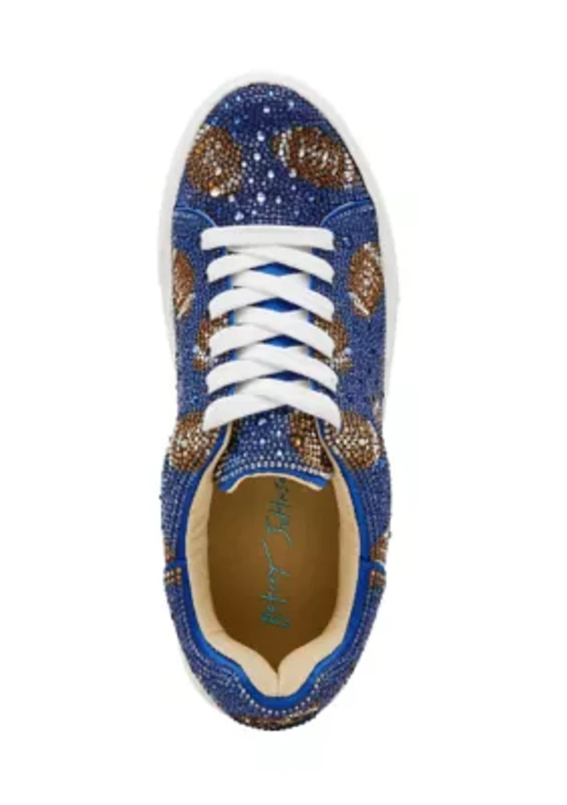 Sidny Football Rhinestone Sneakers