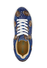 Sidny Football Rhinestone Sneakers