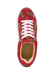 Sidny Football Rhinestone Sneakers
