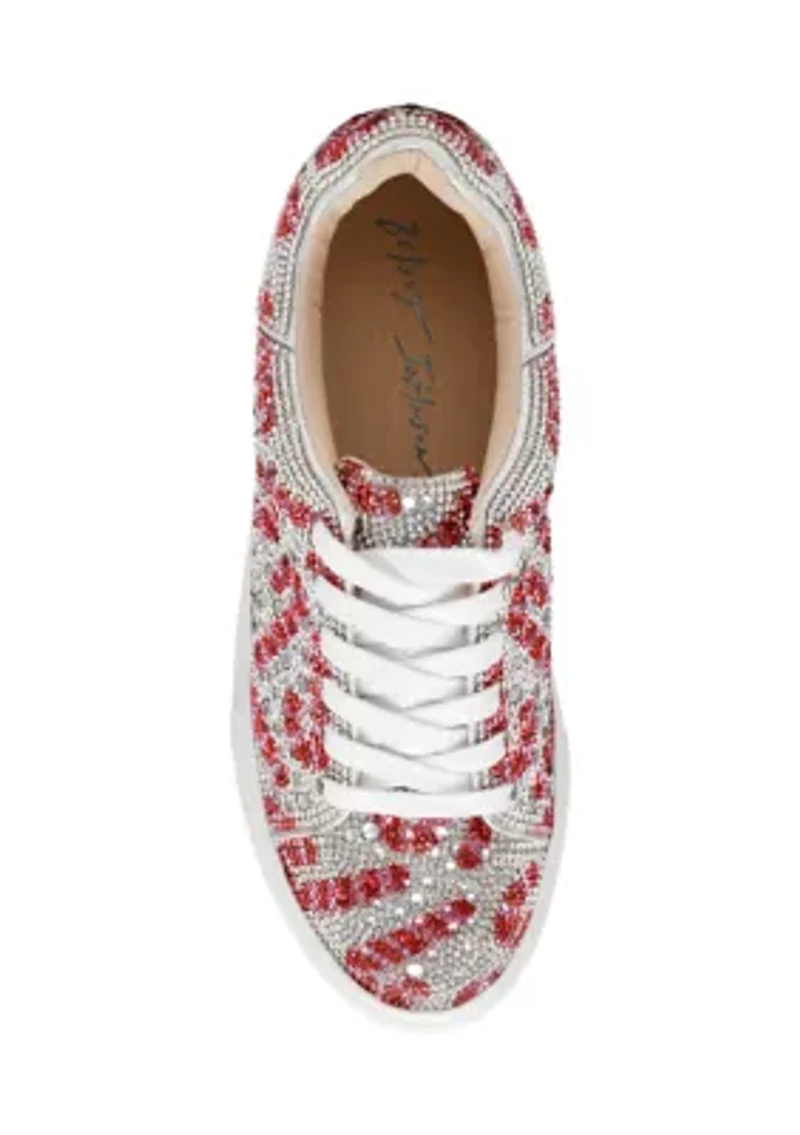 Sidny Christmas Rhinestone Sneakers