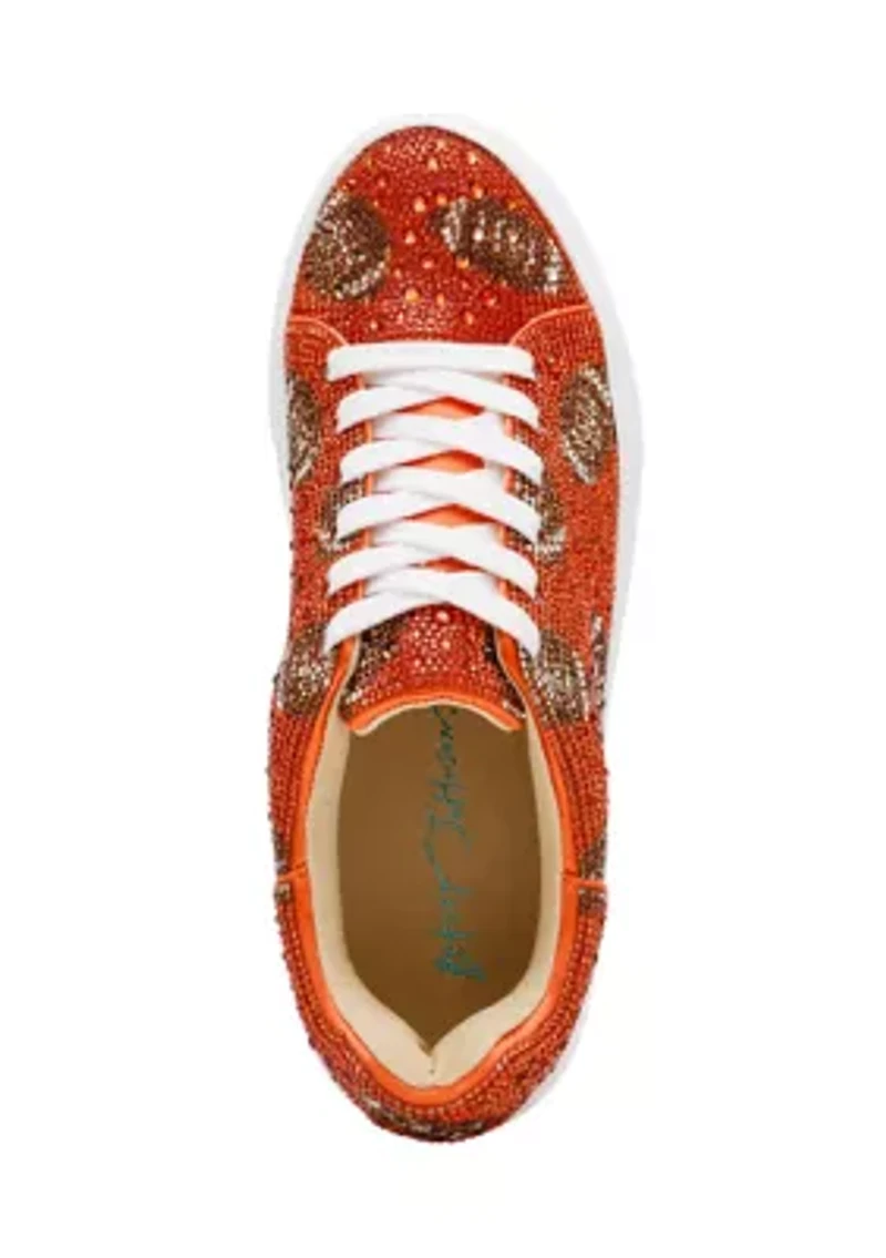 Sidny Football Rhinestone Sneakers