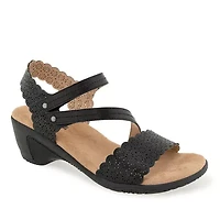 Gracie-Wide Casual Heel Sandals