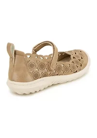 Shimmer Mary Jane Flats