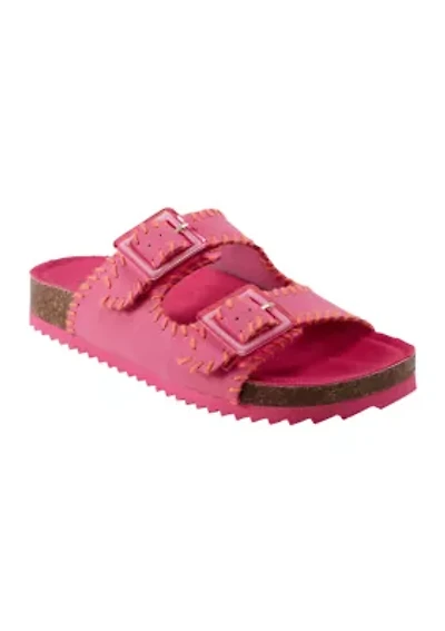 Santon Double Band Footbed Sandals