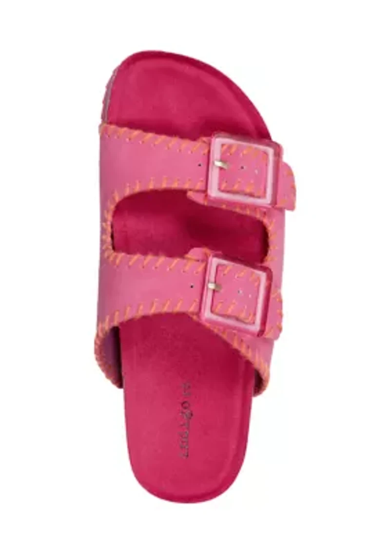 Santon Double Band Footbed Sandals