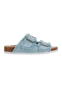 Slinda Double Band Footbed Sandals