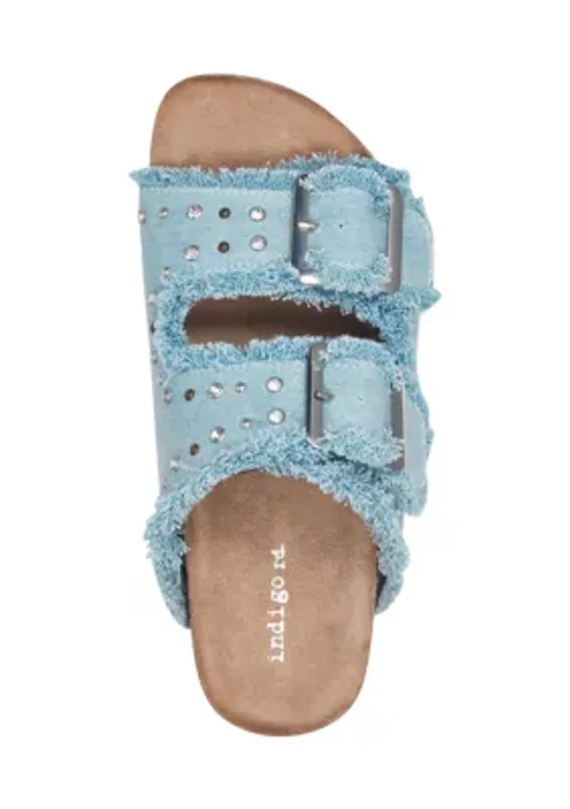 Slinda Double Band Footbed Sandals