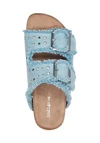Slinda Double Band Footbed Sandals