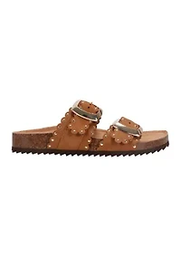Souren Double Band Footbed Sandals