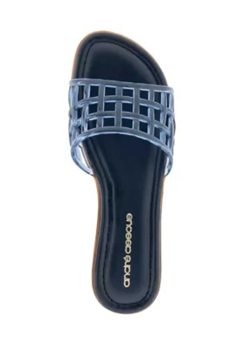 Nabil Jelly Slide Sandals