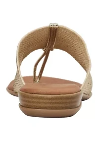 Nice Woven Thong Sandals