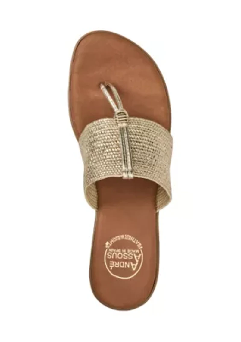 Nice Woven Thong Sandals