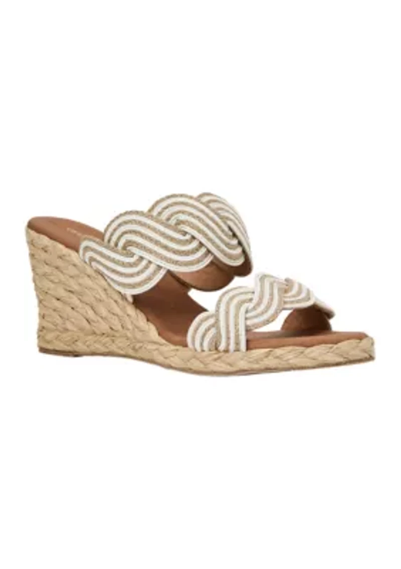 Nolita Twist Wedge Sandals