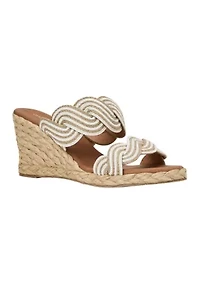 Nolita Twist Wedge Sandals