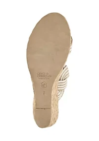 Nolita Twist Wedge Sandals