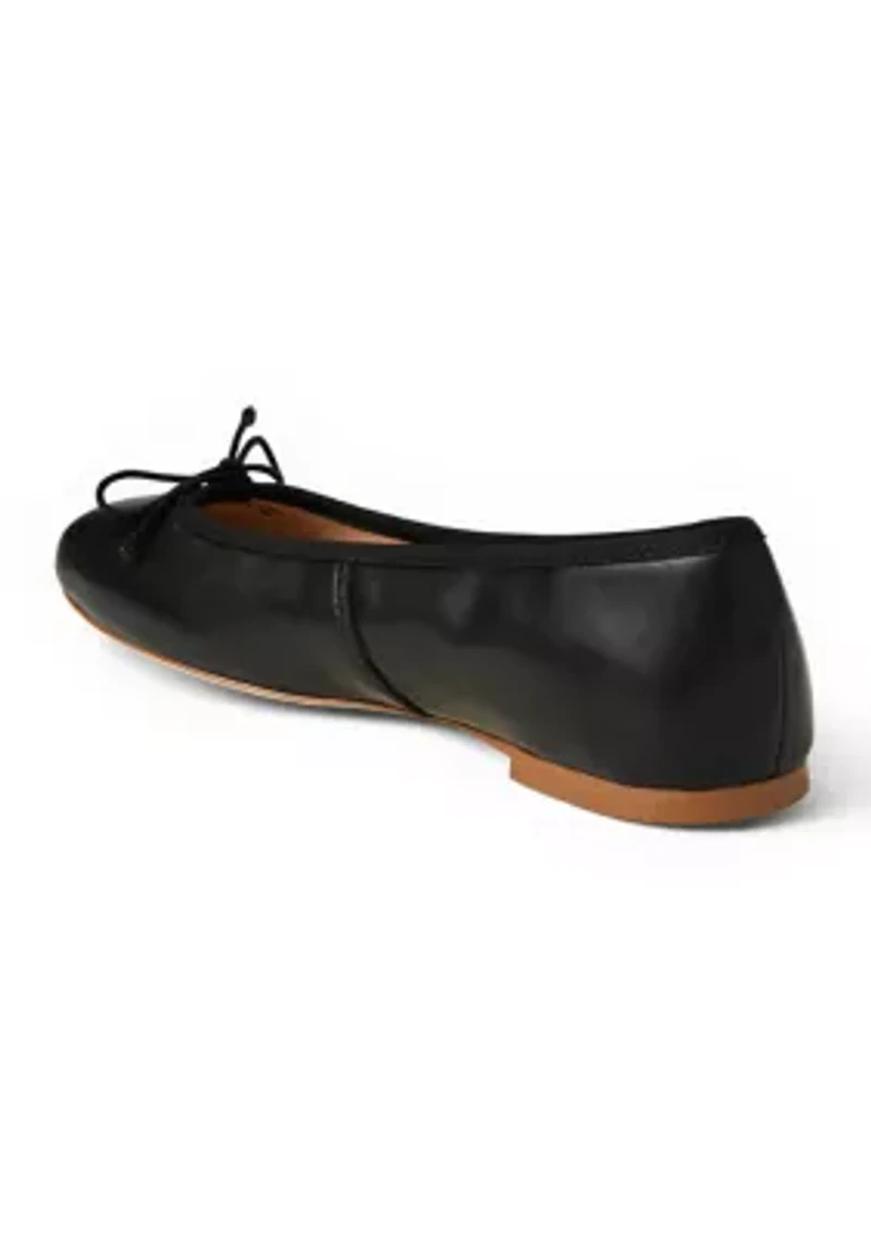 Bettie Leather Ballet Flats