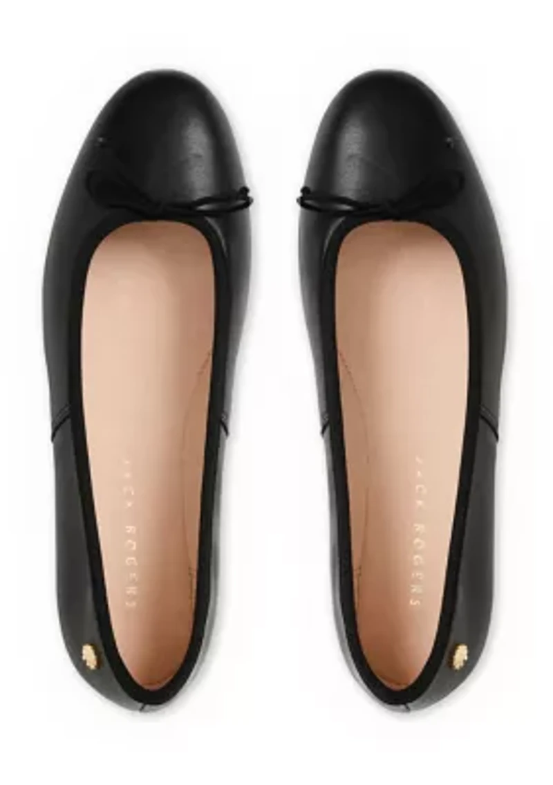 Bettie Leather Ballet Flats