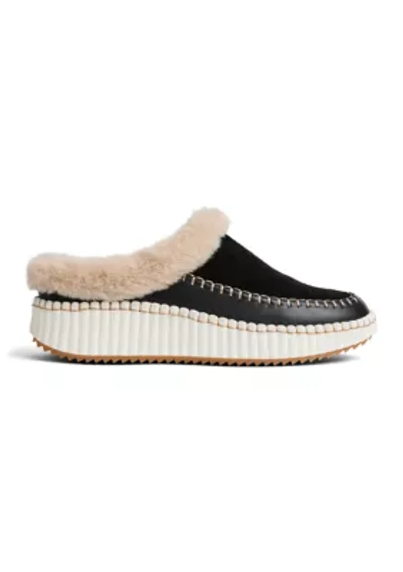 Jolie Sherpa Platform Sneaker Clogs