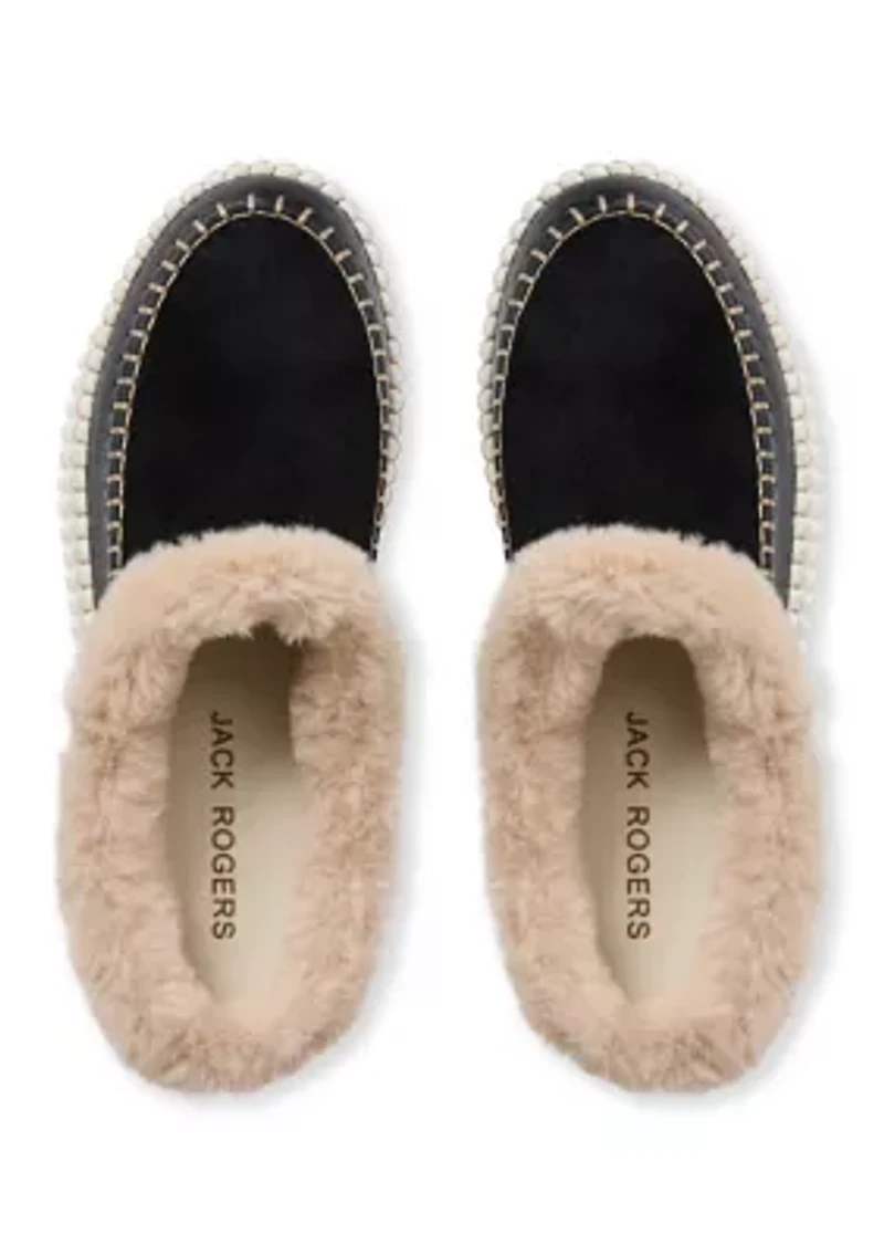 Jolie Sherpa Platform Sneaker Clogs