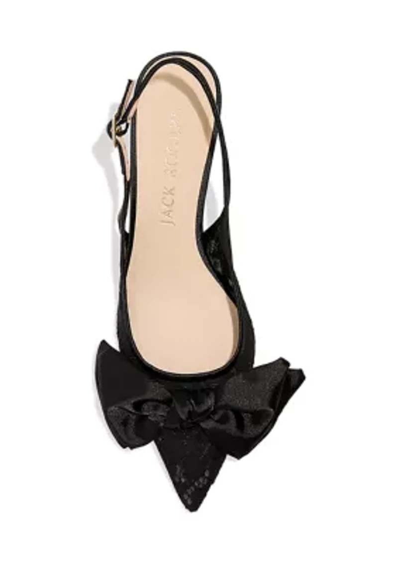 Debra Kitten Heel Slingbacks